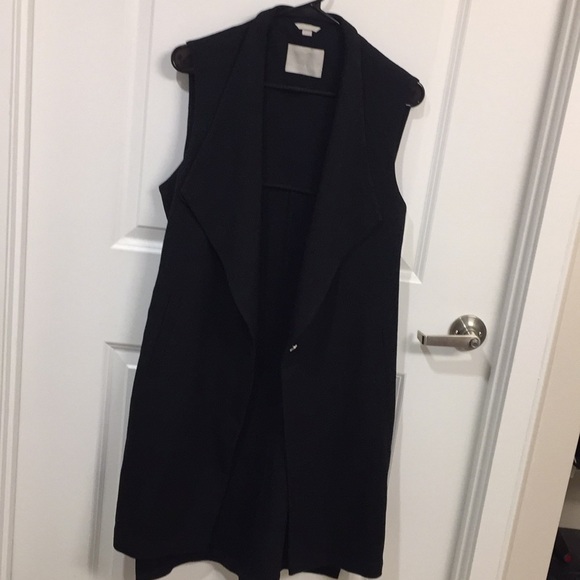 Coats | Soia Kyo Drape Front Vest Black 